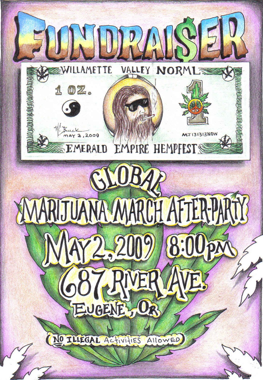 Global Marijuana March After party and Fundraiser